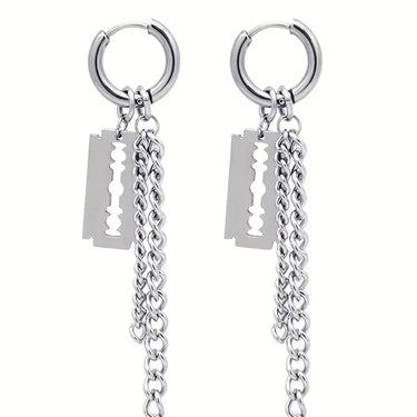 Deadly Chain Hoop Earrings
